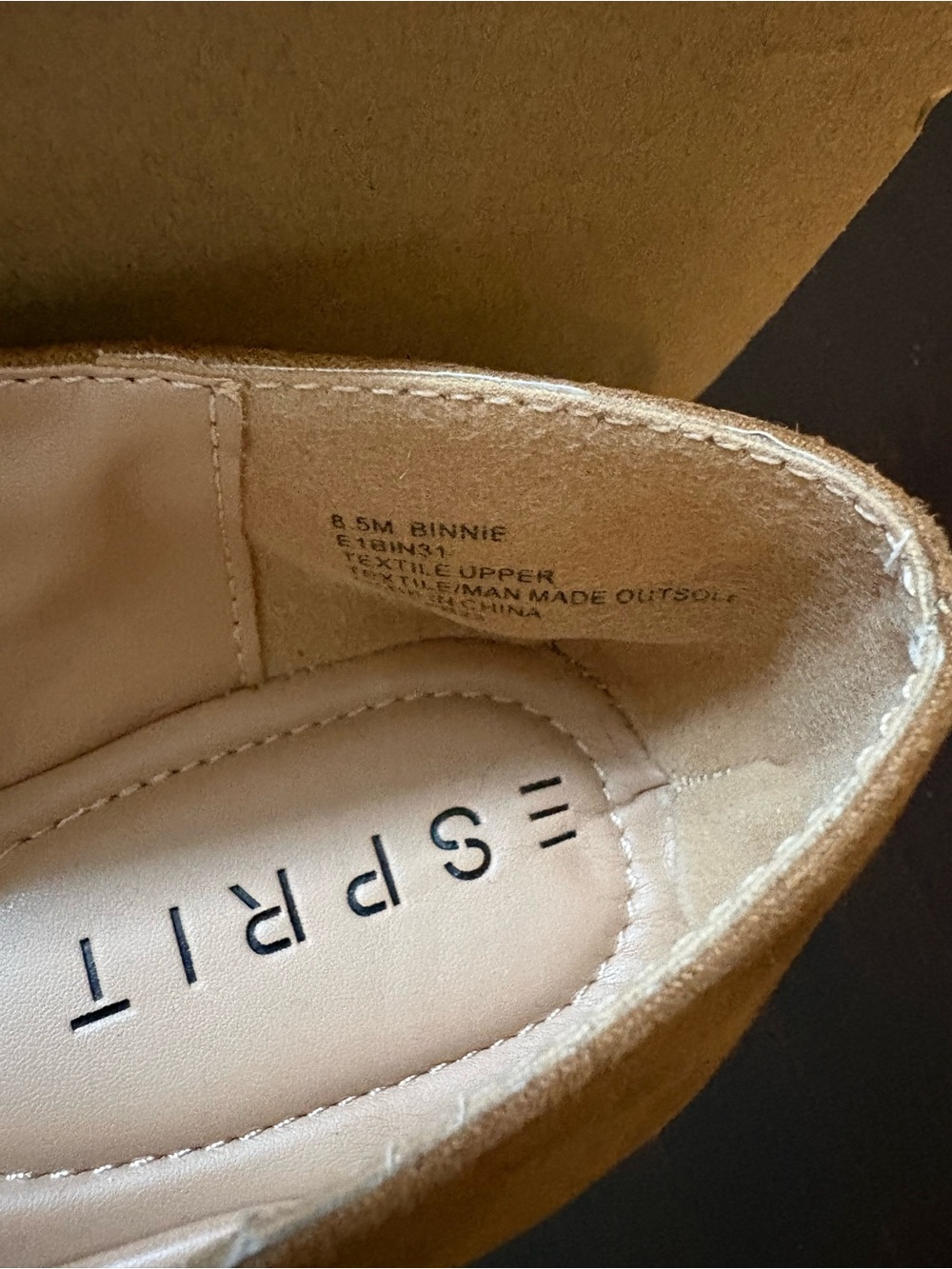 Women's 8.5 M Suede Esprit Loafers - Picture 3 of 5